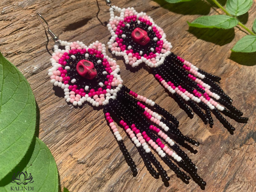 BEADED EARRINGS