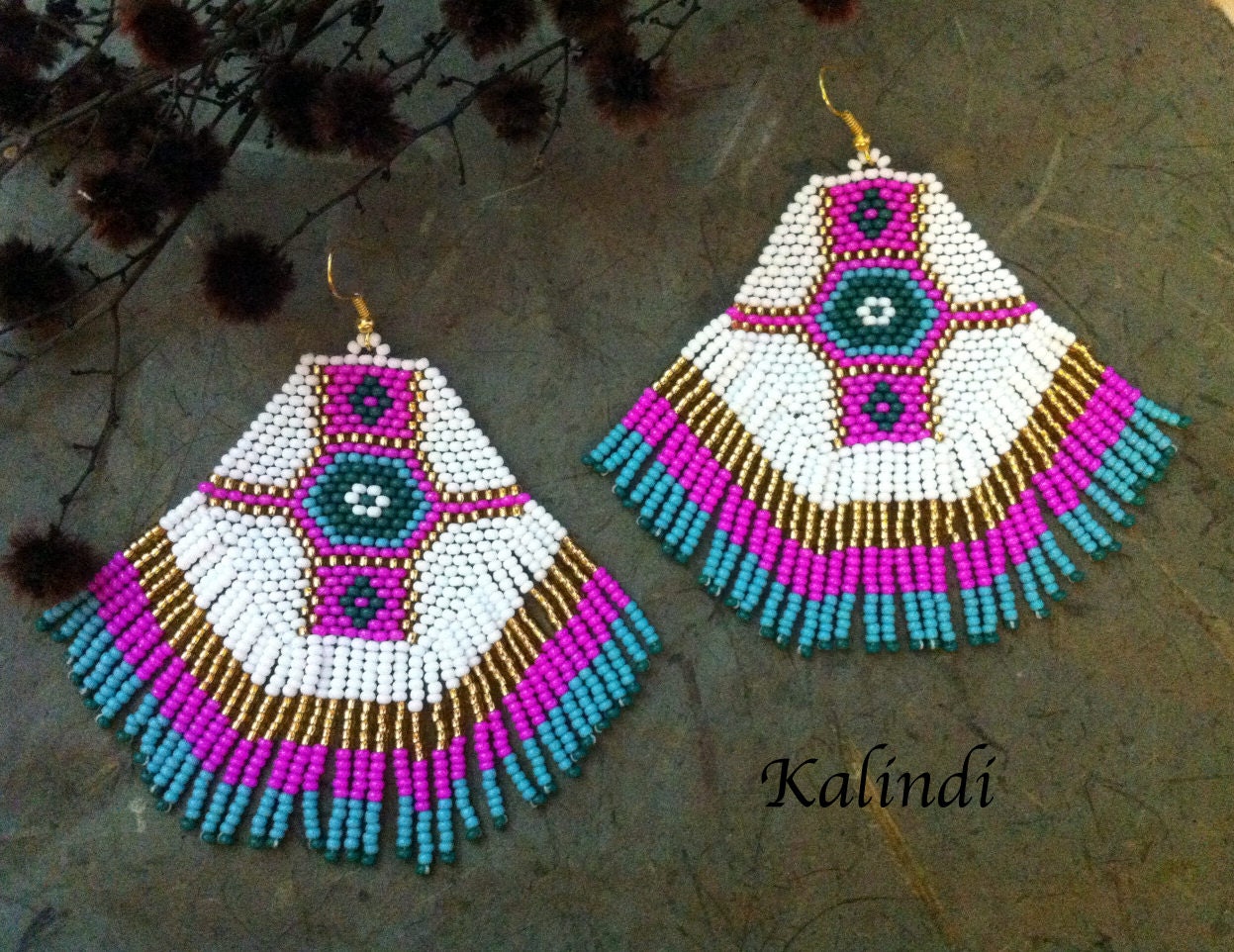 Handmade Beaded Earrings