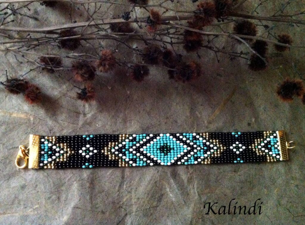 Seed Bead Loom Bracelet