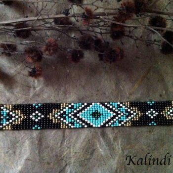 Seed Bead Loom Bracelet