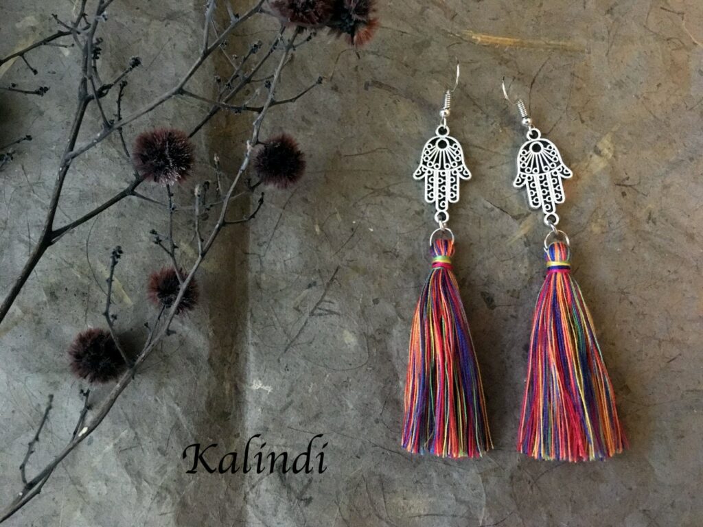 HANDMADE THAI STYLE TASSEL EARRINGS