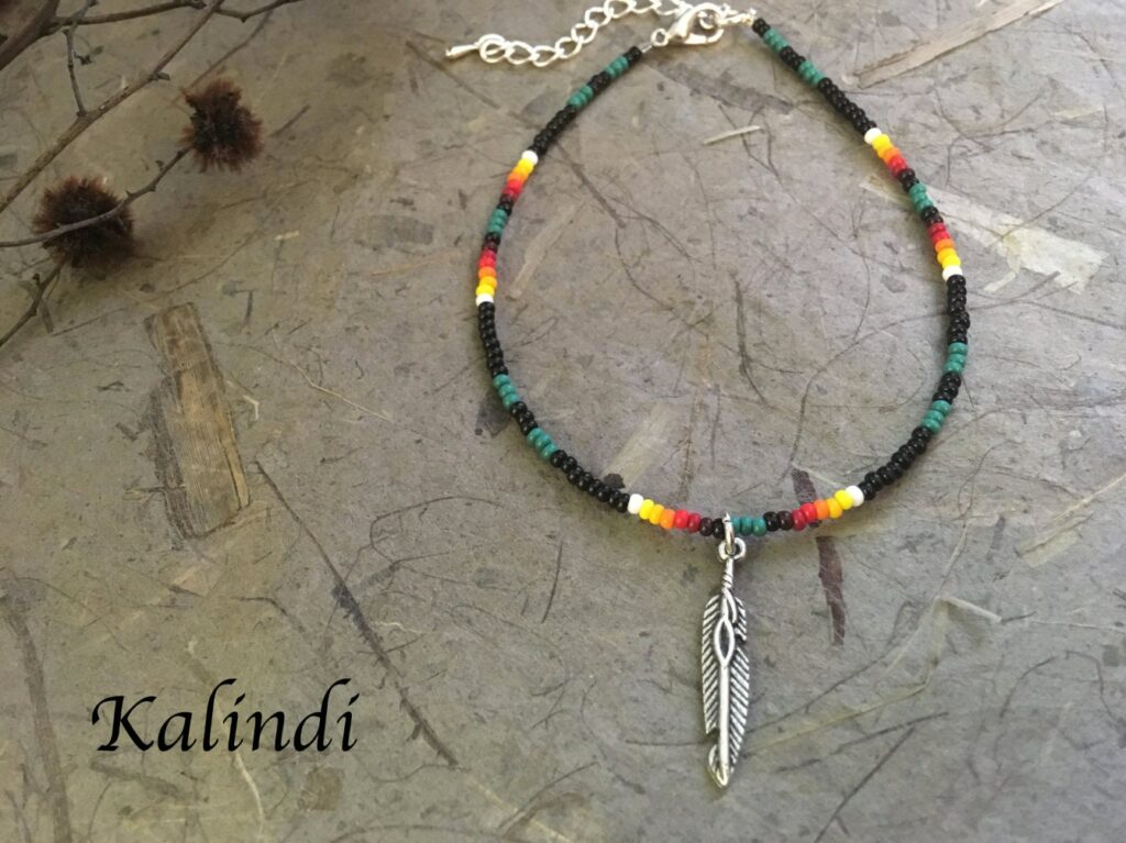 Anklet in Native American style