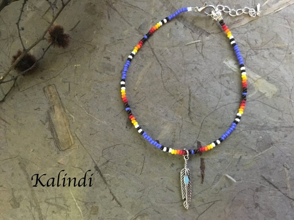 Anklet in Native American style