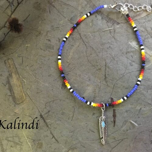 Anklet in Native American style