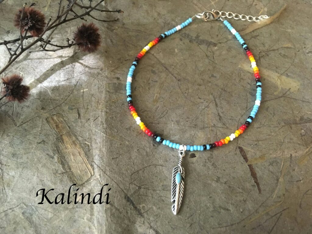 ANKLET IN NATIVE AMERICAN STYLE