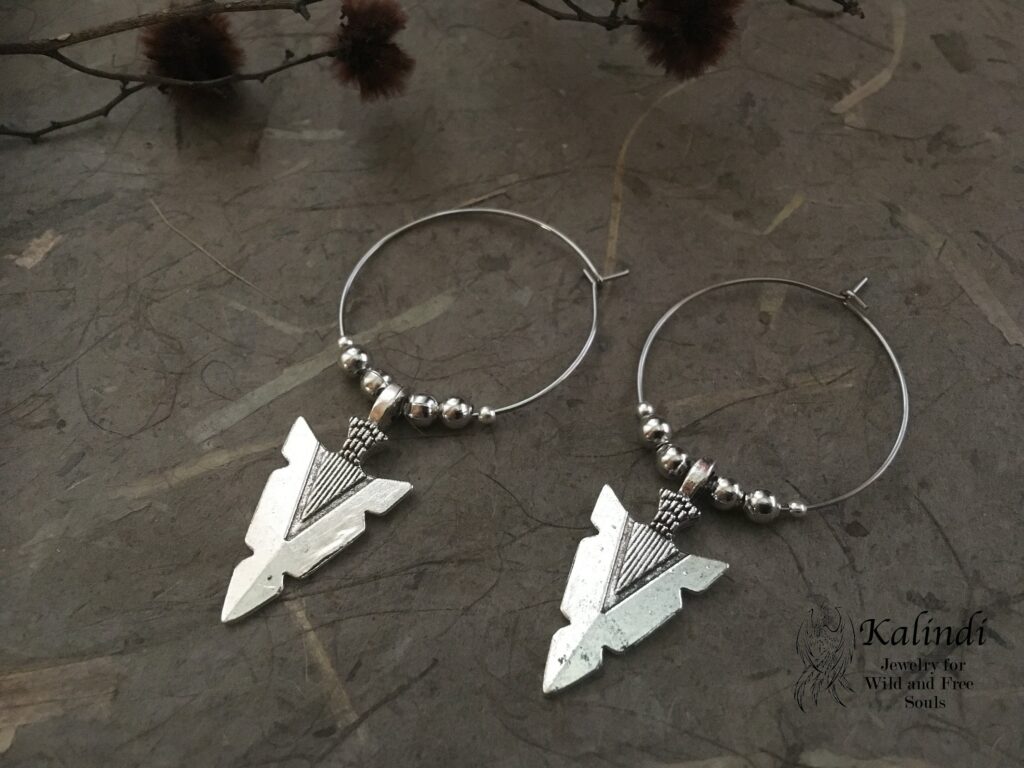 Handmade Earrings Arrowheads