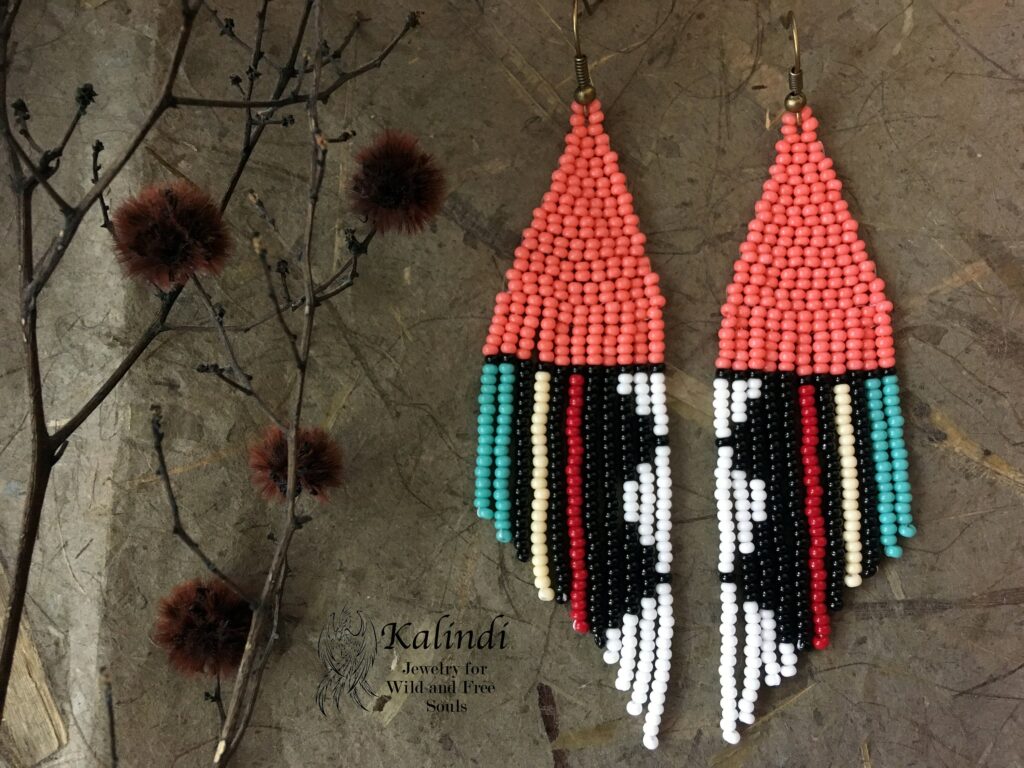 HANDMADE BEADED EARRINGS