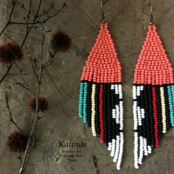 HANDMADE BEADED EARRINGS