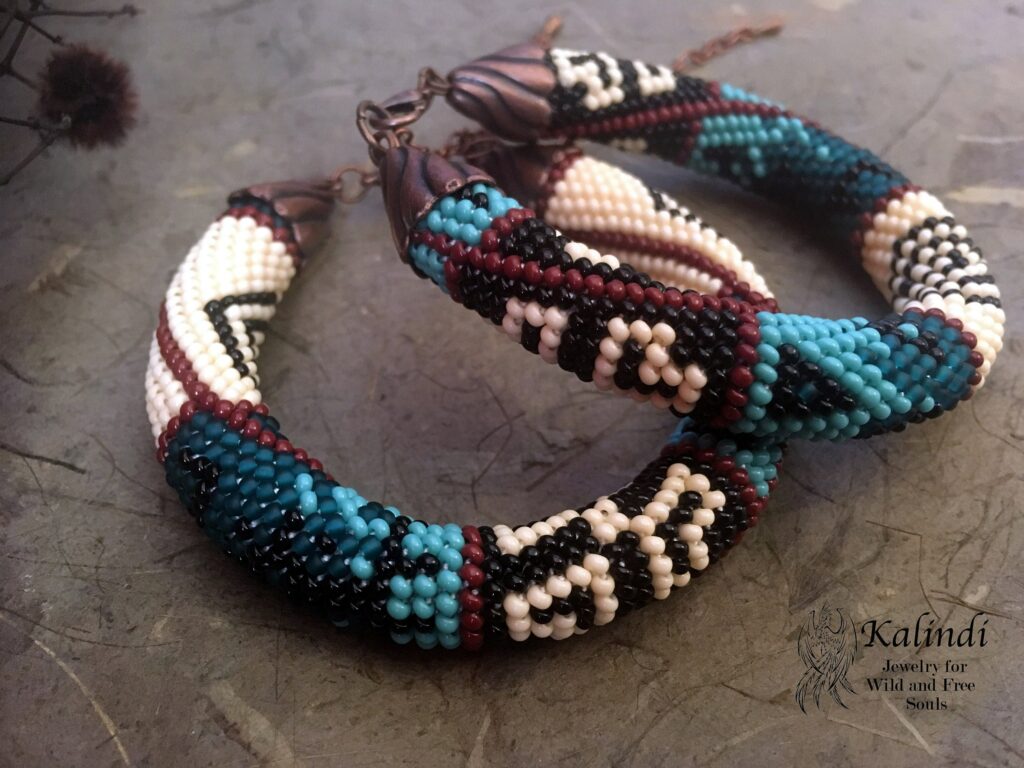 Crochet Beaded bracelet