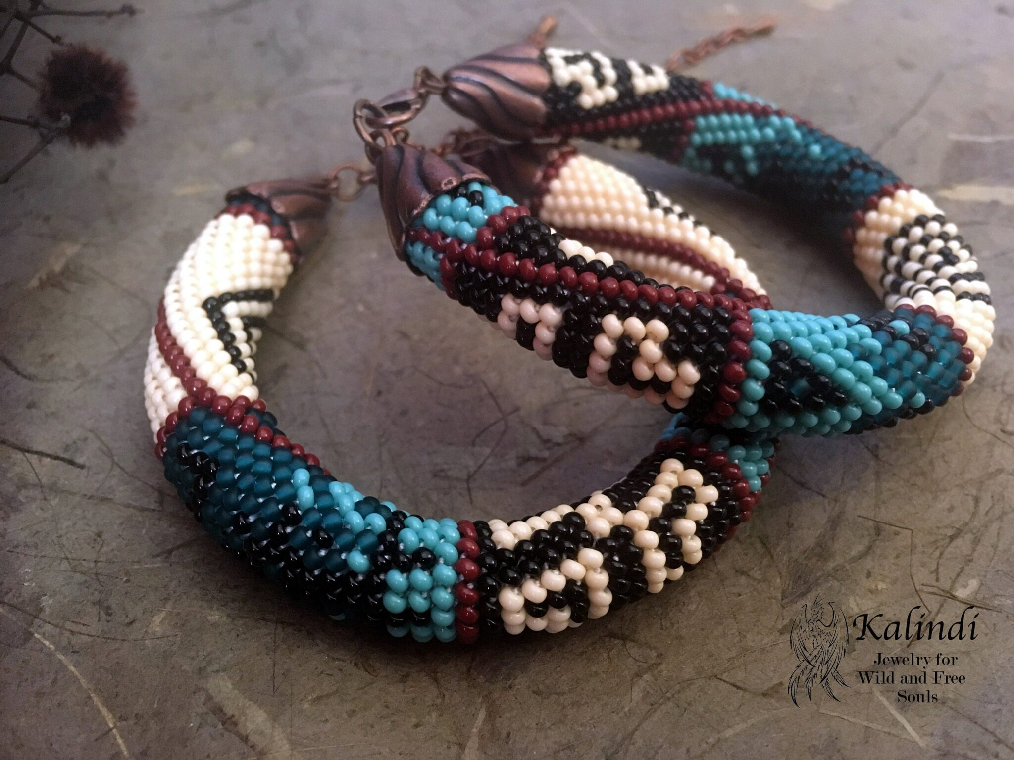 Crochet Beaded bracelet