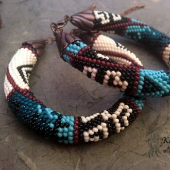 Crochet Beaded bracelet