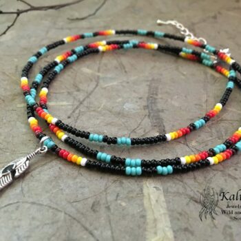 Native American Style seed beaded Necklace