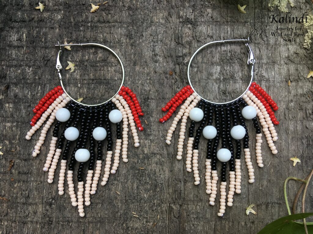 HANDMADE BEADED EARRINGS