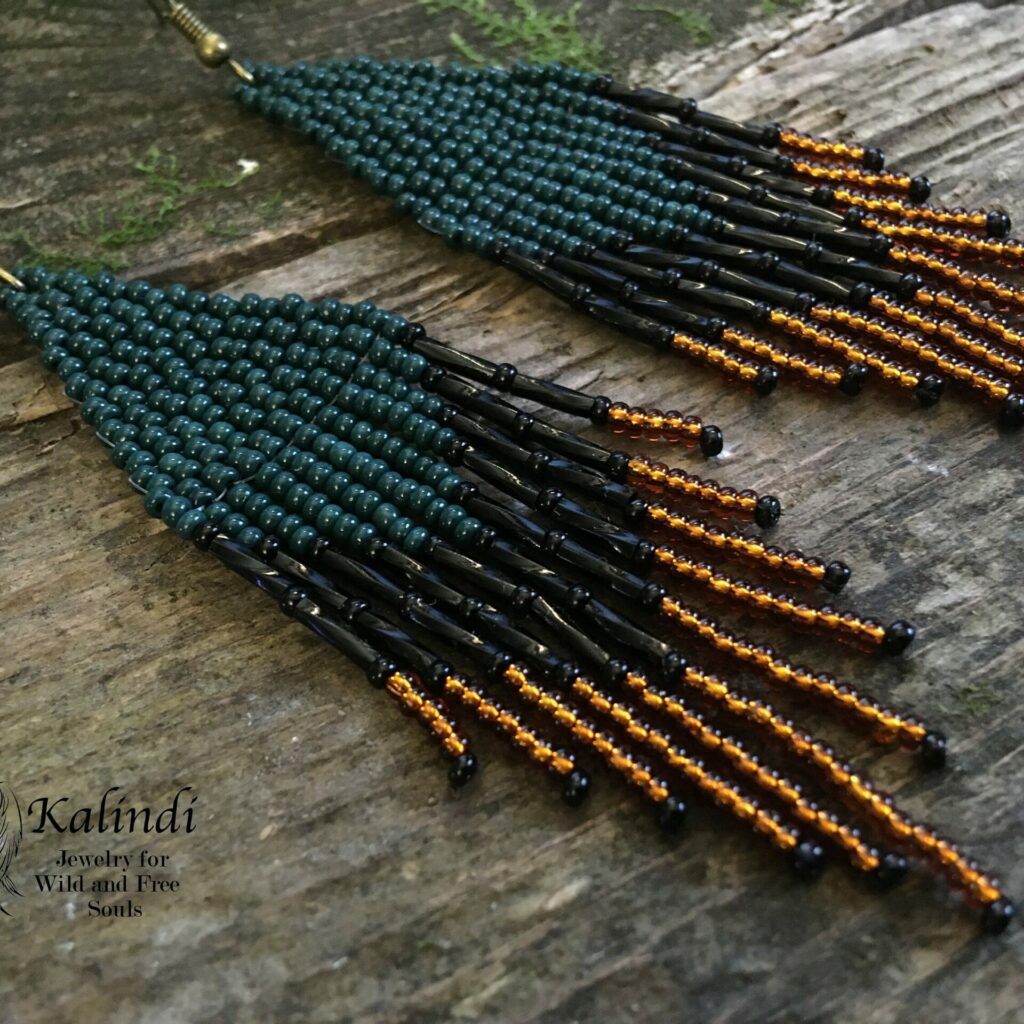 HANDMADE BEADED EARRINGS