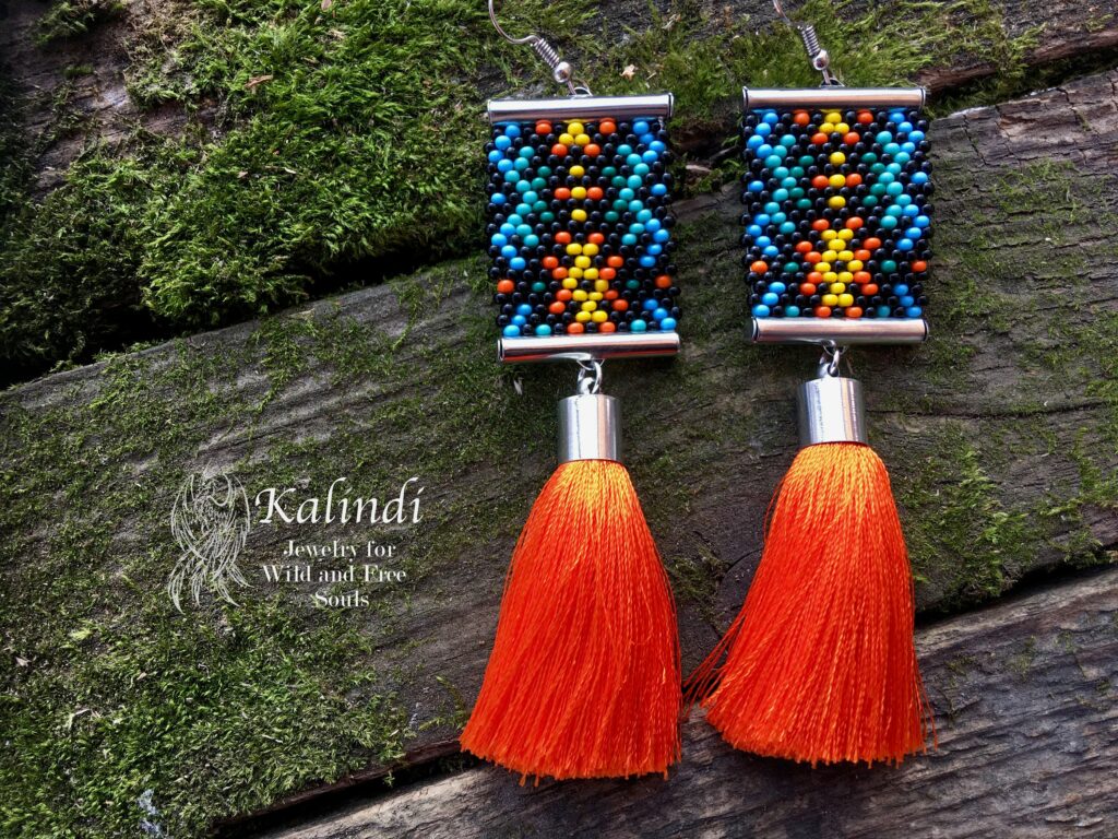 HANDMADE BEADED EARRINGS