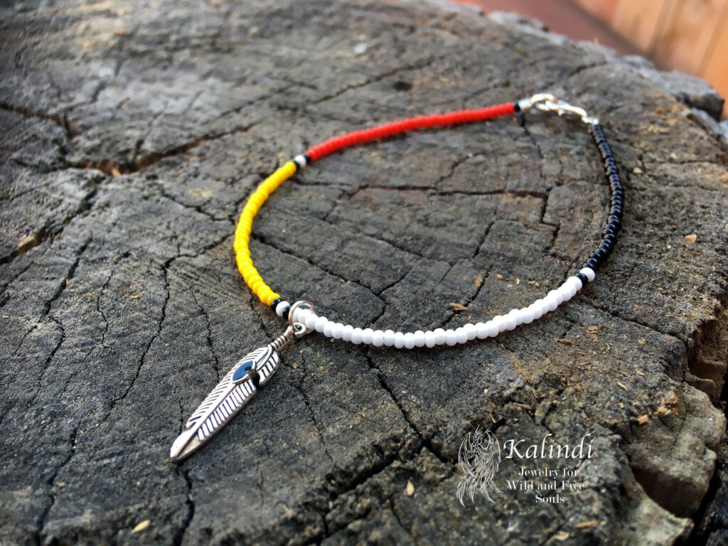 Anklet in Native American style