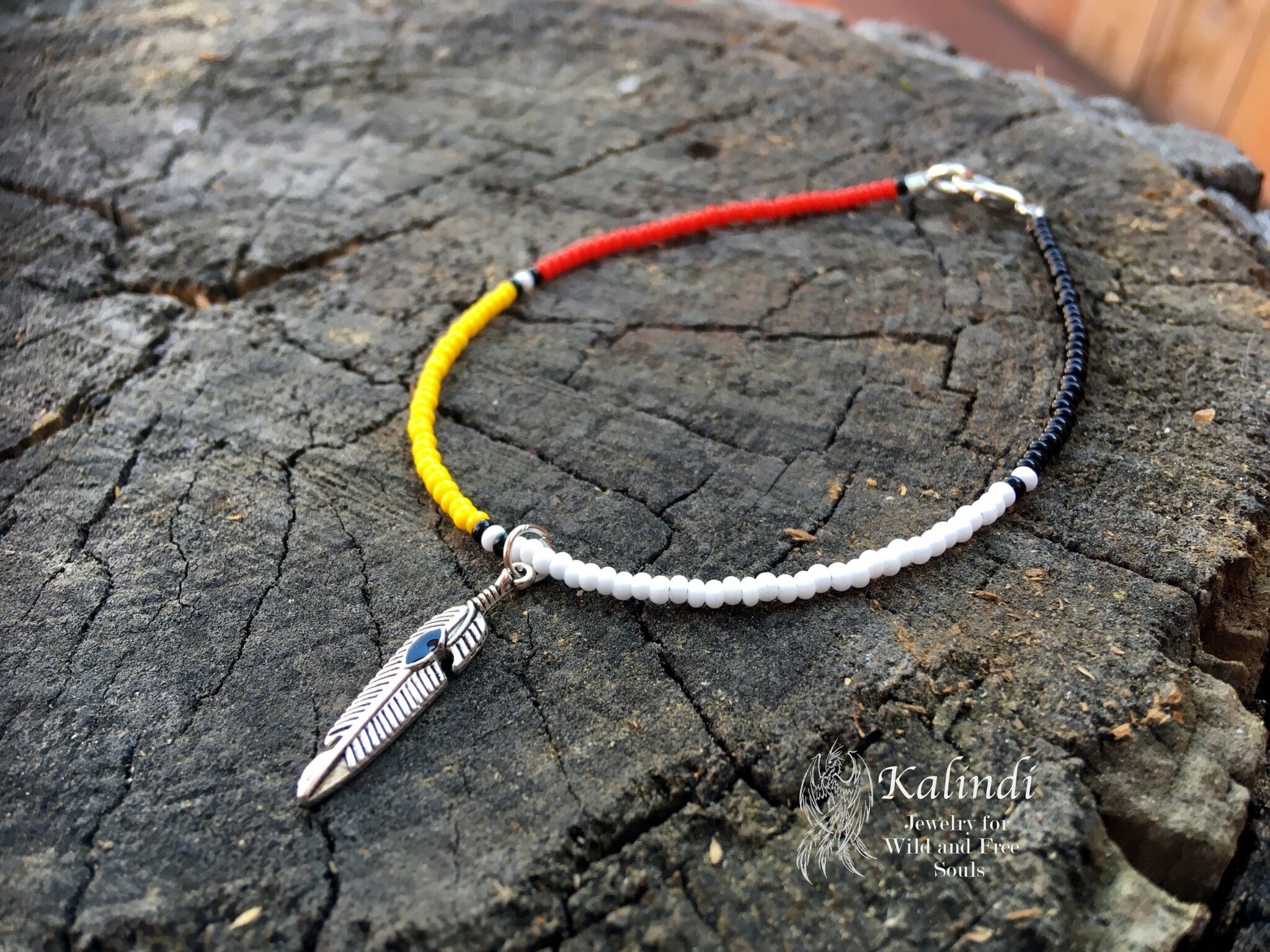 Anklet in Native American style