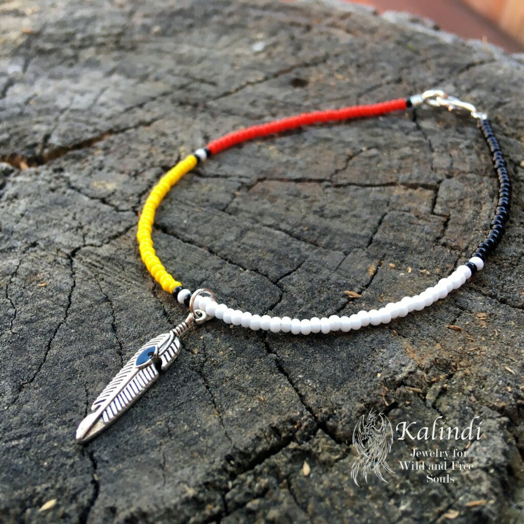 Anklet in Native American style