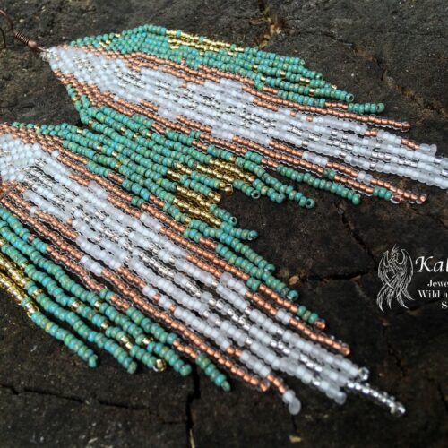 Turquoise Beaded Earrings