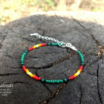 Green simple bracelet