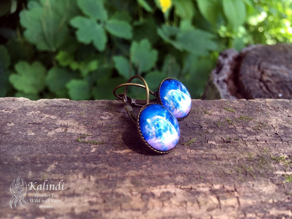 Handmade Galaxy Earrings