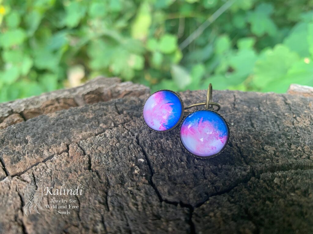 HANDMADE GALAXY EARRINGS