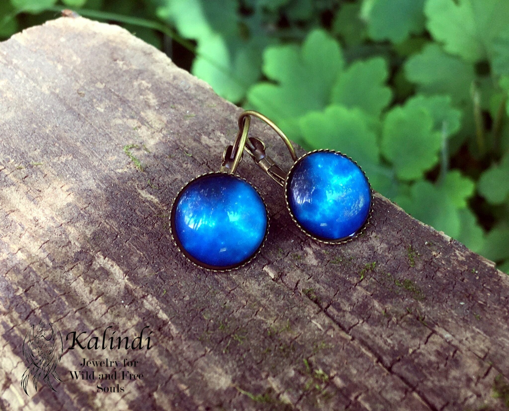 HANDMADE GALAXY EARRINGS