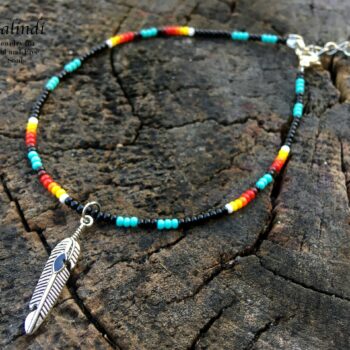 Anklet in Native American style