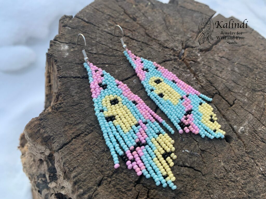 HANDMADE BEADED EARRINGS