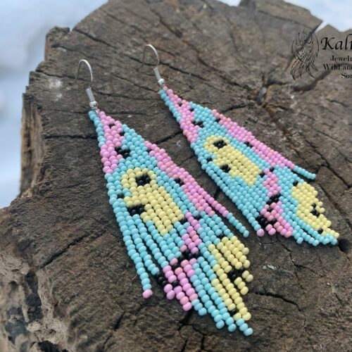 HANDMADE BEADED EARRINGS