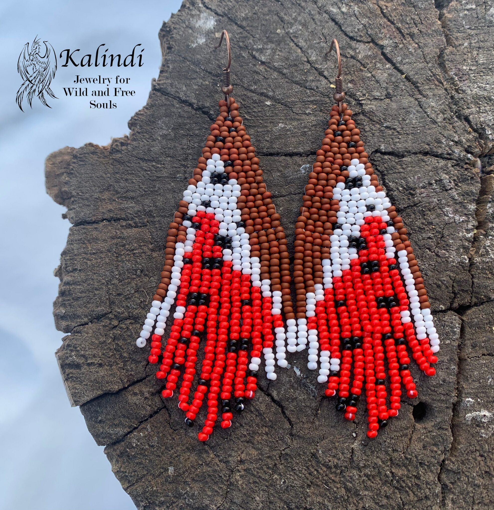 HANDMADE BEADED EARRINGS