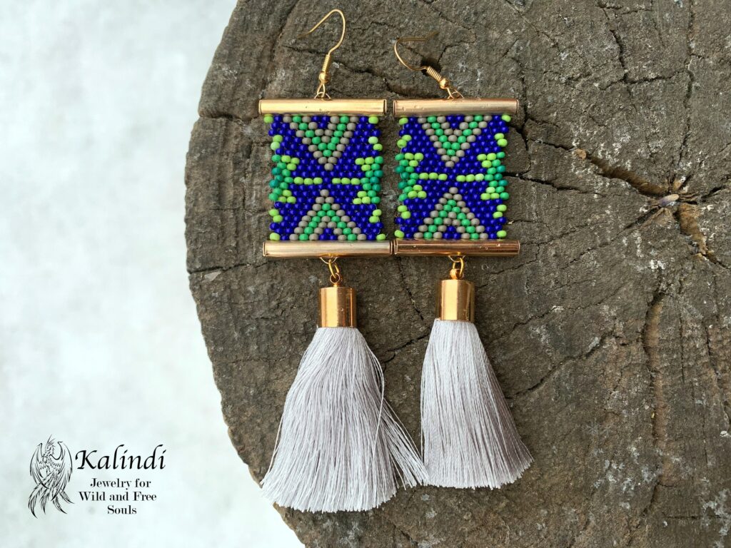 HANDMADE BEADED EARRINGS