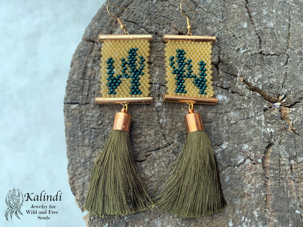 HANDMADE EARRINGS CACTUS