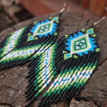 Boho Handmade Beaded earrings