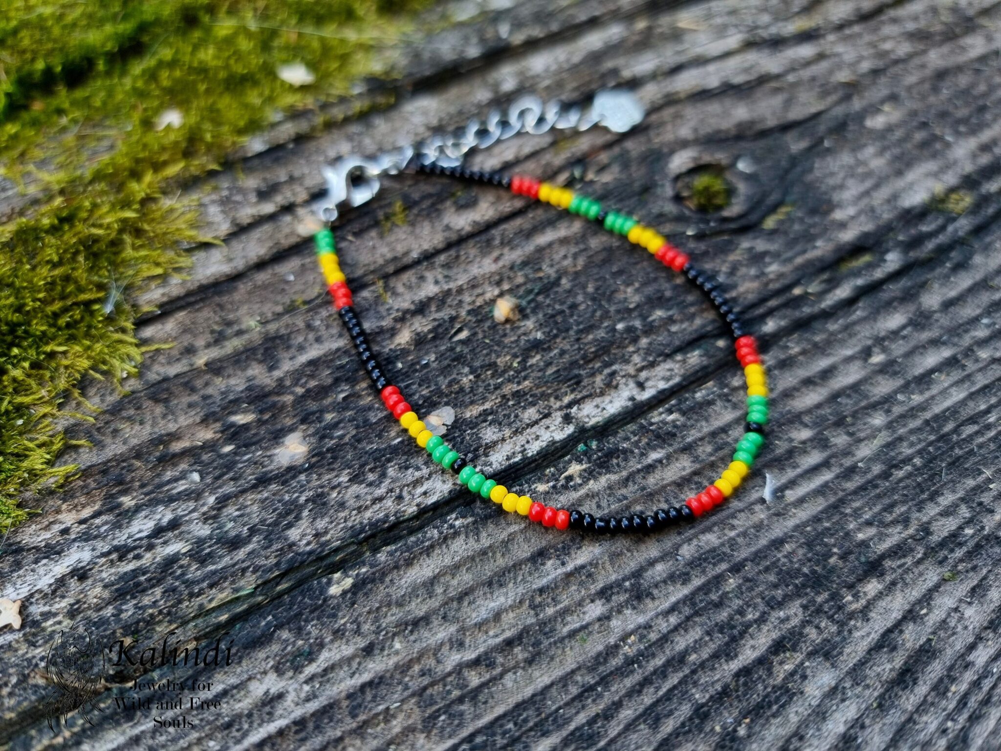 Rasta Bead Bracelet