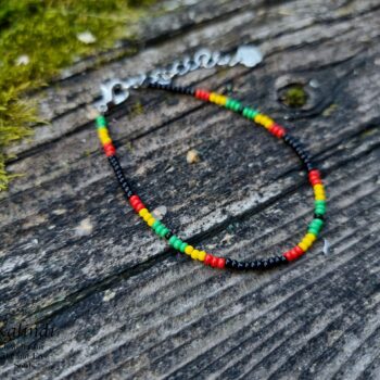 Rasta Bead Bracelet