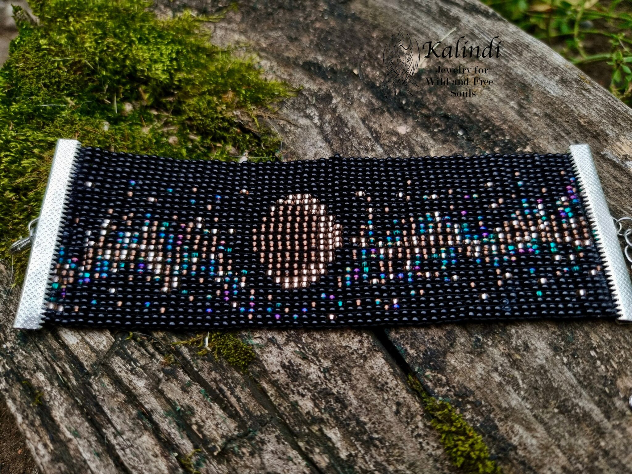 Beaded Bracelet Night Sky