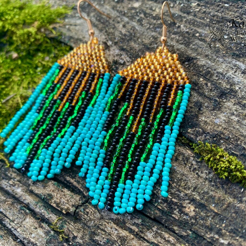 HANDMADE BEADED EARRINGS