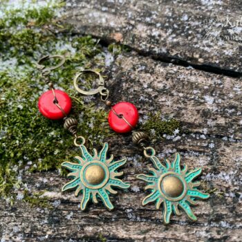 Unique Coral Earrings