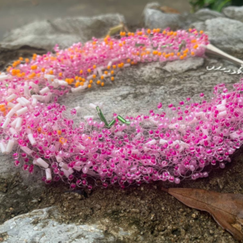 Pink CROCHET AIR NECKLACE