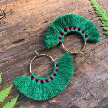 Boho style handmade earrings