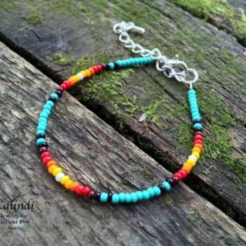 Turquoise Beaded Simple Bracelet