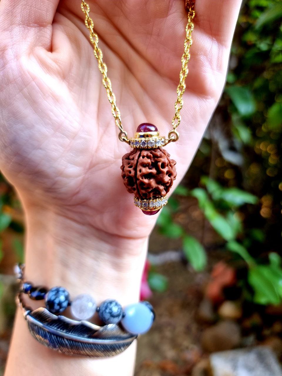 Four MUKHI RUDRAKSHA RUBY