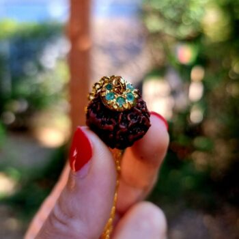 FIVE MUKHI RUDRAKSHA emerald