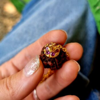 FIVE MUKHI RUDRAKSHA Amethyst