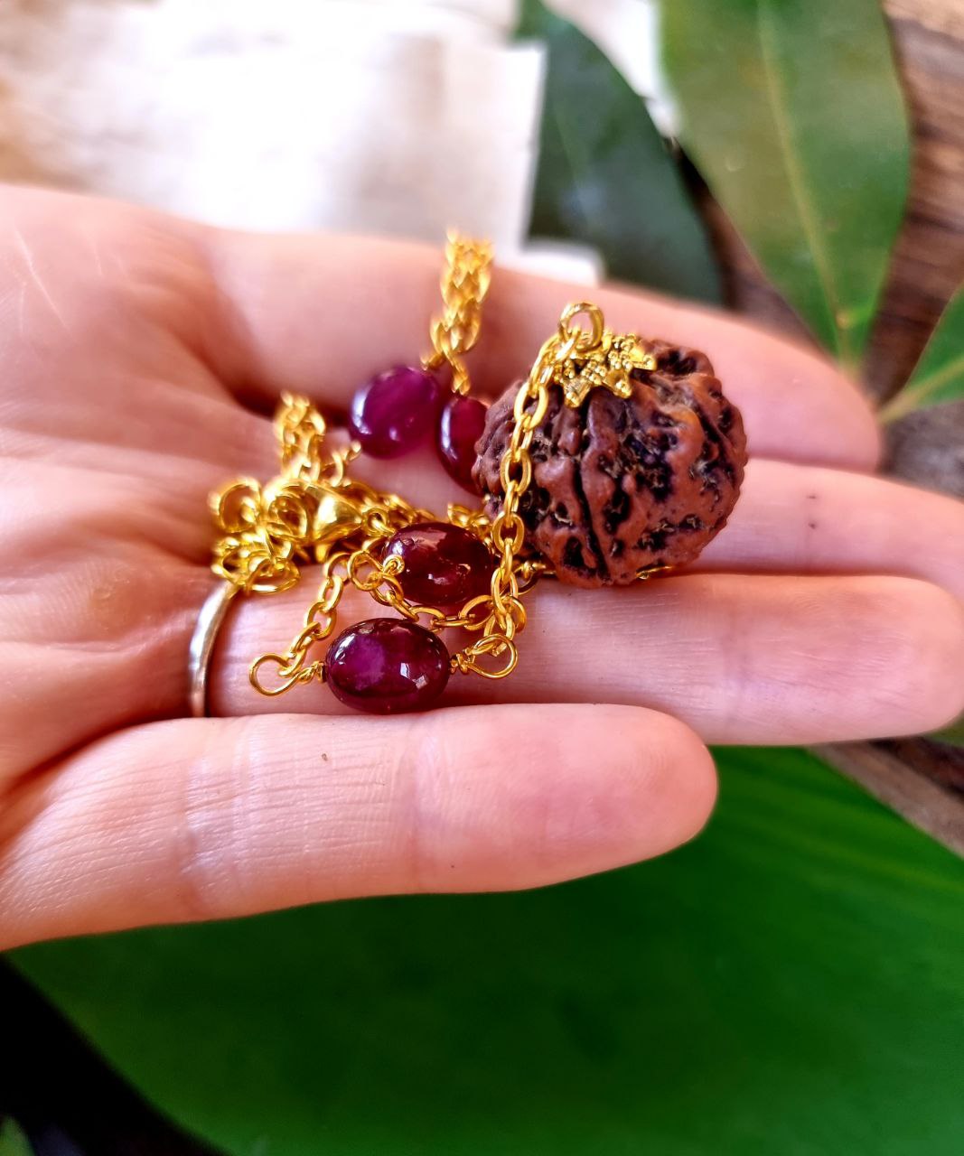 FIVE MUKHI RUDRAKSHA RUBY