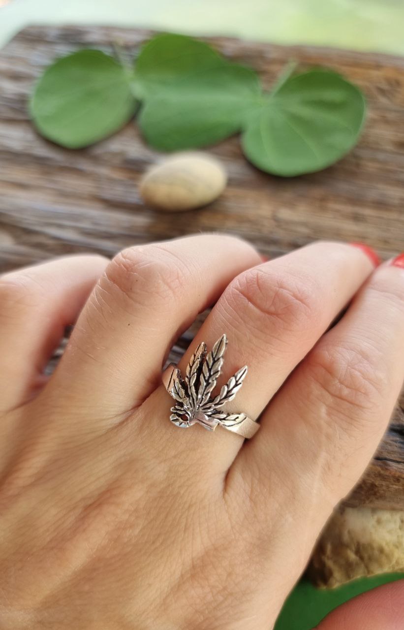 handmade boho-style ring from India