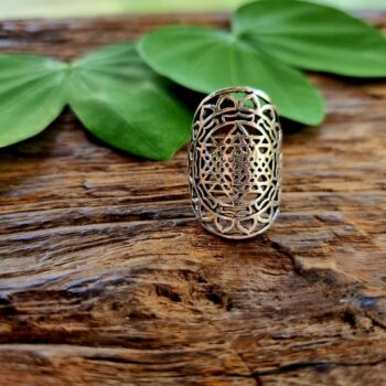 handmade boho-style ring from India