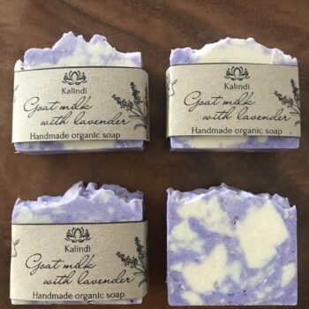 Vegetarian handmade soap "Goat milk with Lavender"