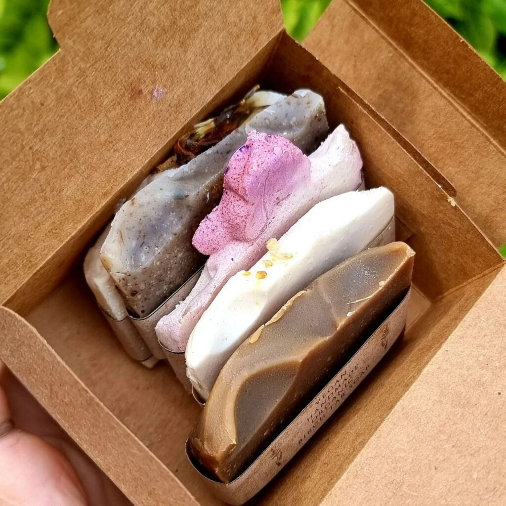 The first set of soap samples